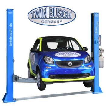 Twin Busch 2 Säulen Hebebühne TW242M 4.2t – BASIC LINE – halbautomatische Entriegelung